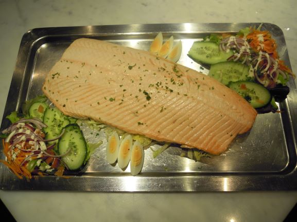 Gepocheerde zalmfilet