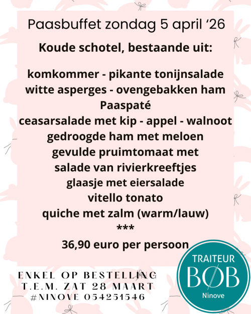 Paasbuffet 2026